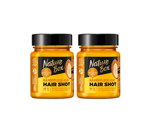 2 x Nature Box Haarkur Hair Shot Nährpflege mit Arganöl (2 x 60ml)